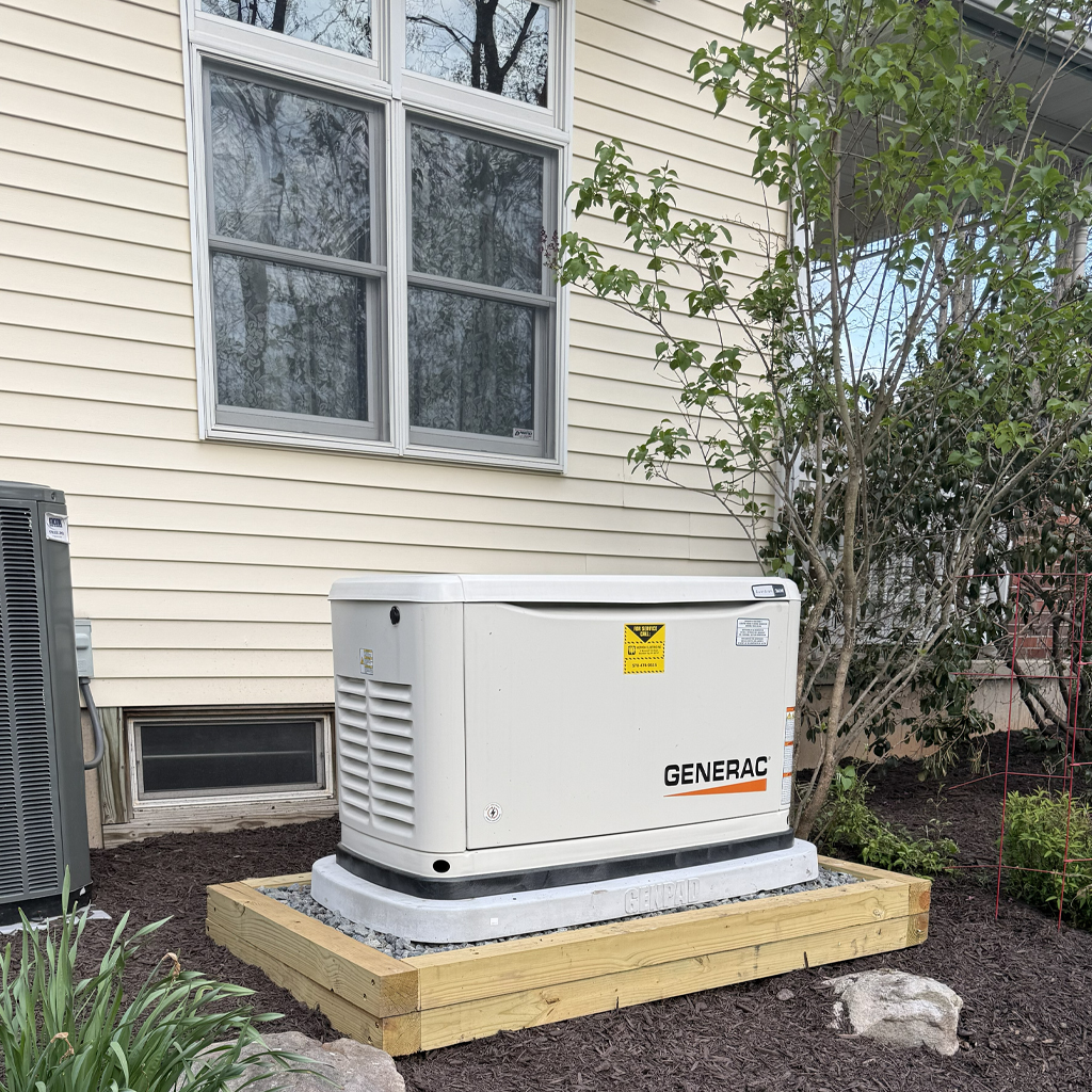 residential backup generator installation
