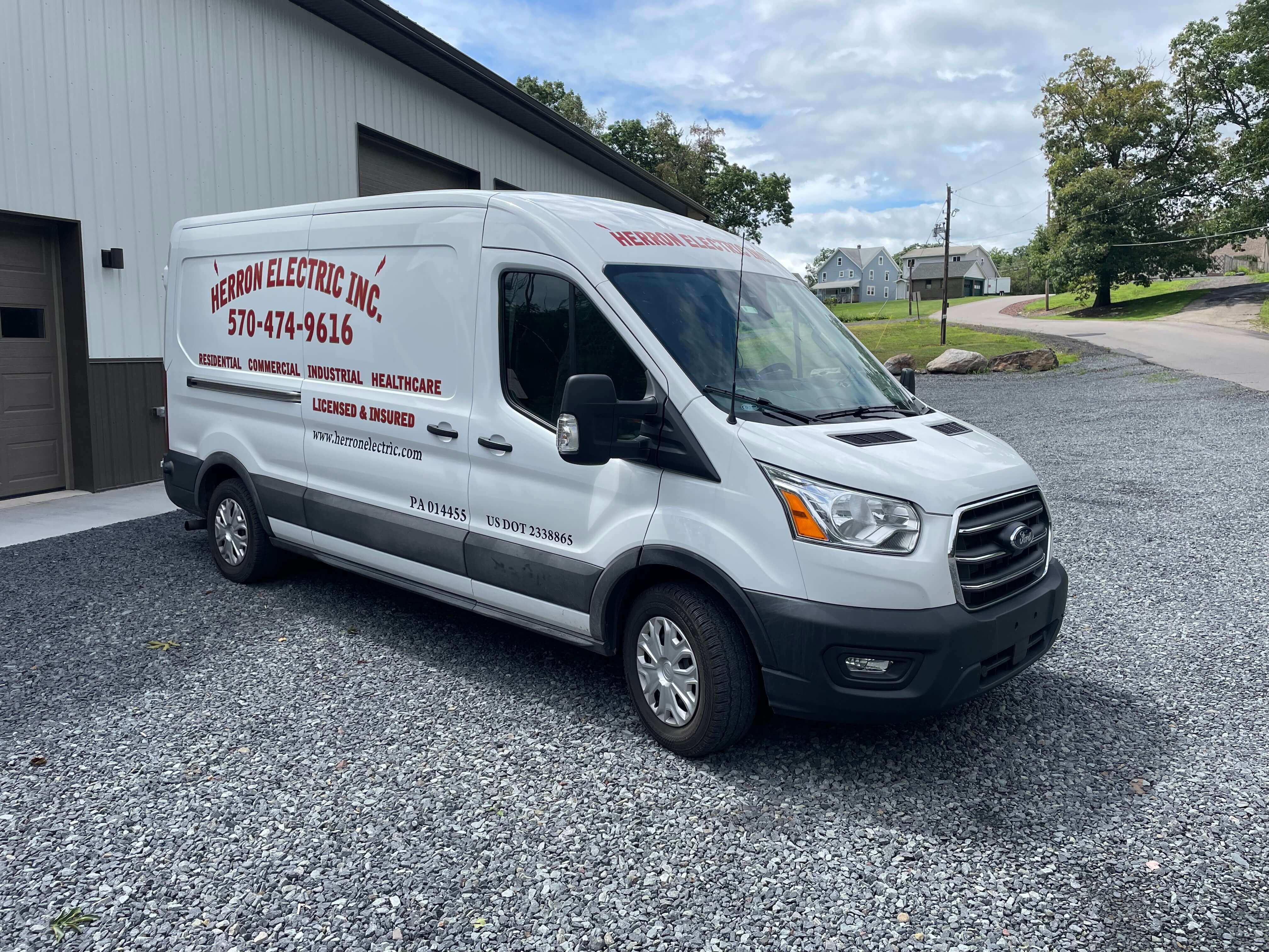 Herron Electric - work van