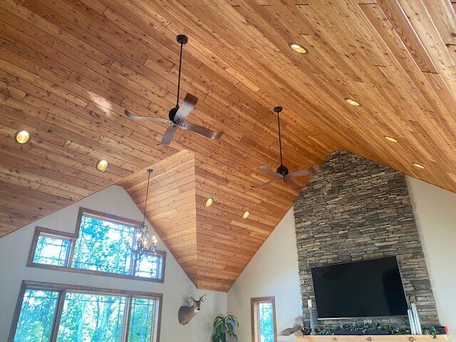 ceiling fan and light install