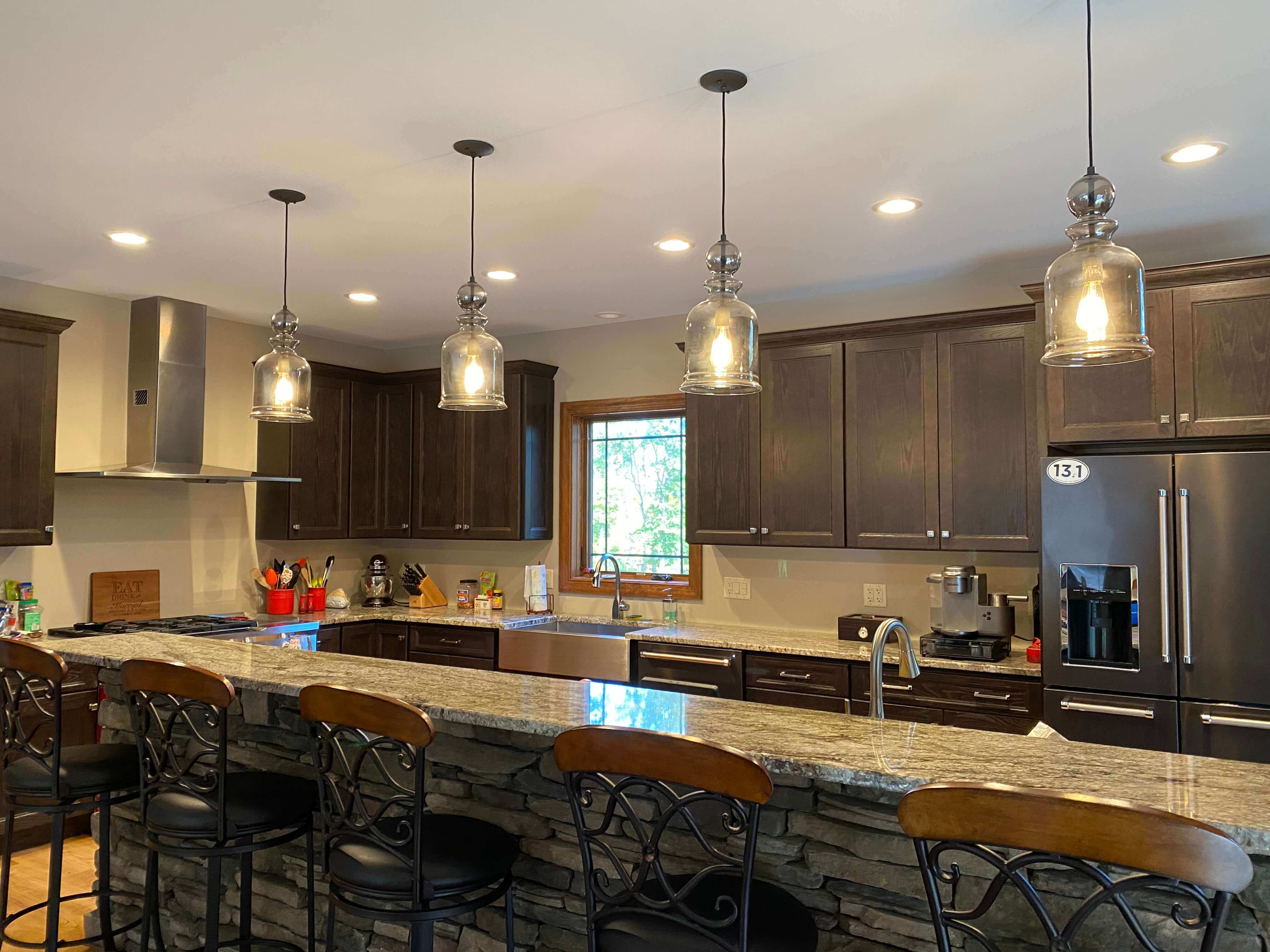 kitchen lighting upgrade