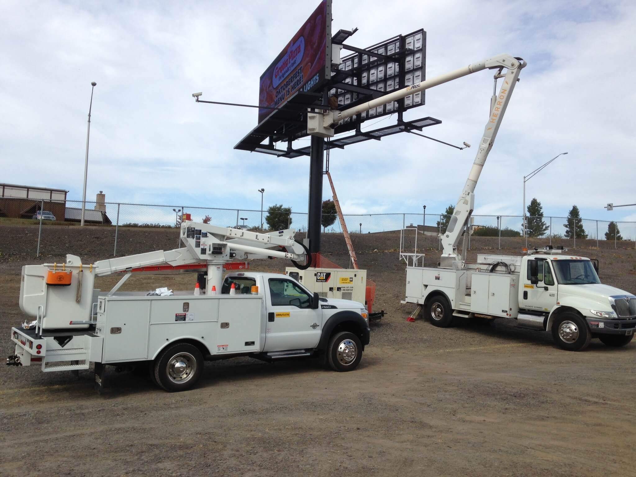 commercial signage work